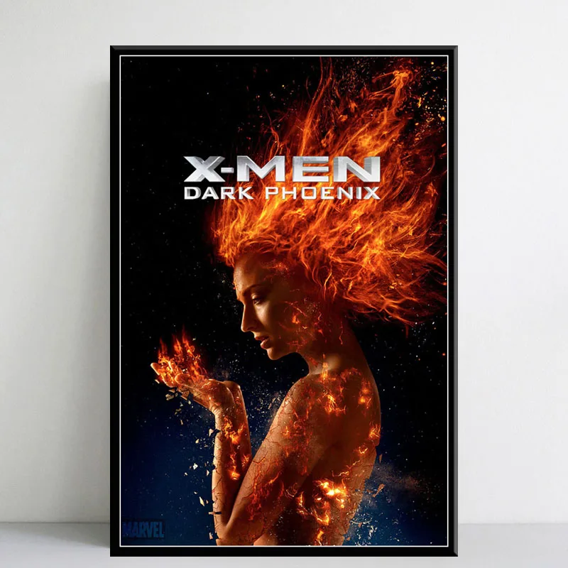 P400 X-Men Темный Феникс популярный фильм художественная картина Шелковый Холст
