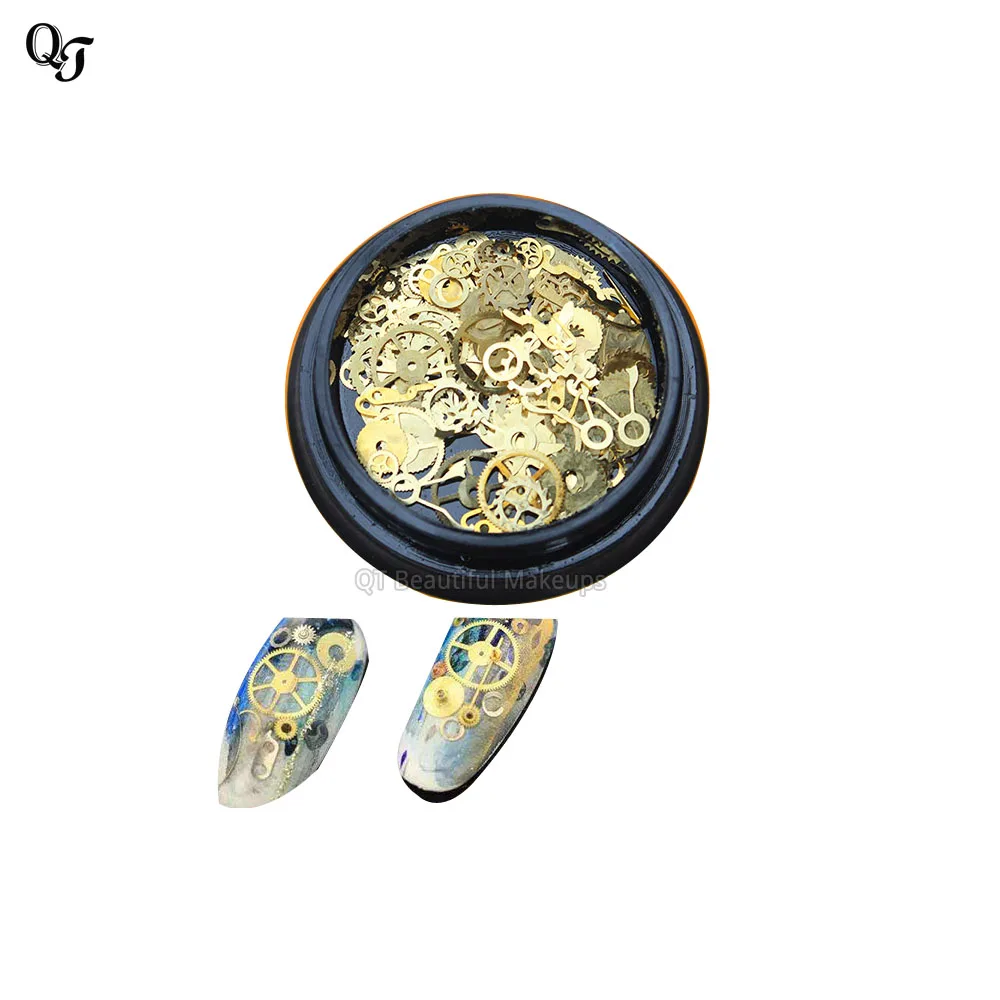 1 коробка ультратонкая металлическая наклейка для дизайна ногтей|nail accessories|alloy nail