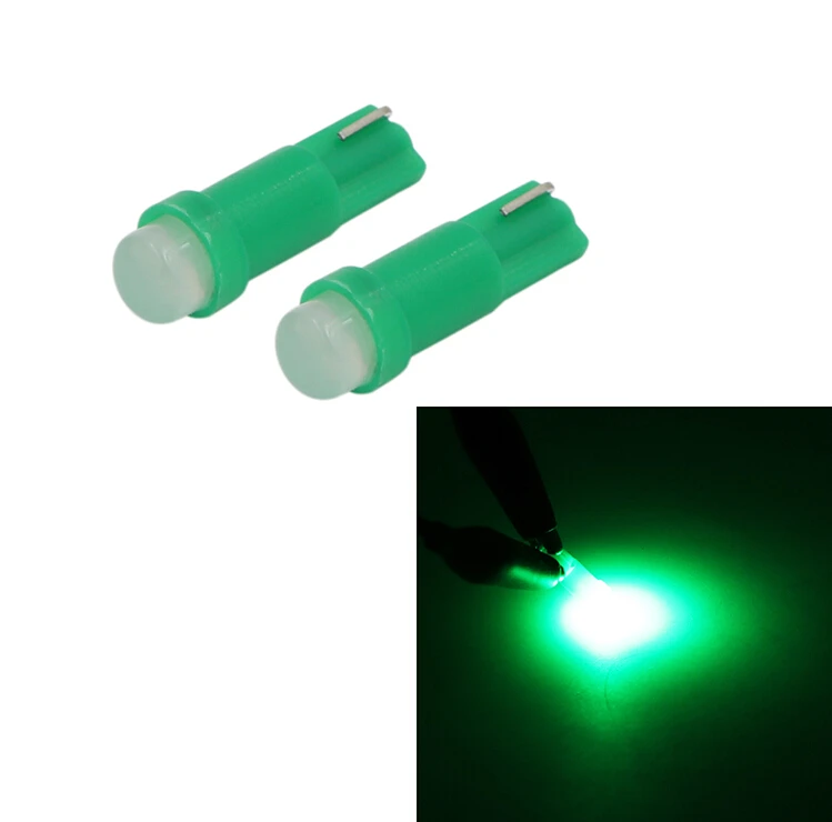 1 шт. Автомобильный интерьер T5 Led 1 SMD DC 12 В светильник Керамическая, для приборной панели манометр инструмент керамический авто боковой Клин светильник лампа