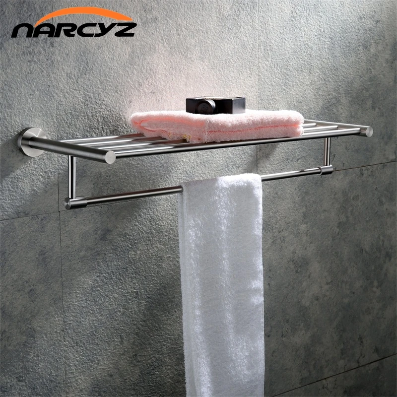 304 нержавеющая сталь никелевая двойная вешалка для полотенец простая ванная