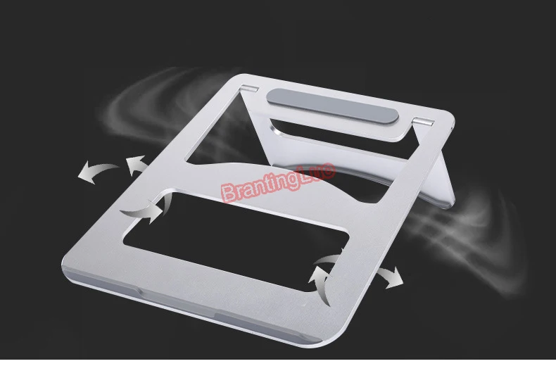 Портативная охлаждающая подставка для ноутбука из алюминиевого сплава складная