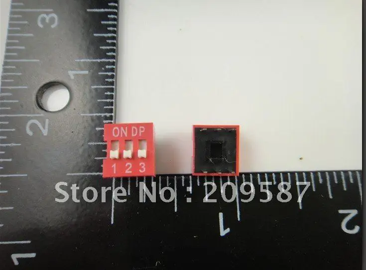 50pcs 3P 3 Position DIP Switch 2.54mm Pitch 2 Row 6 Pin Slide | Обустройство дома