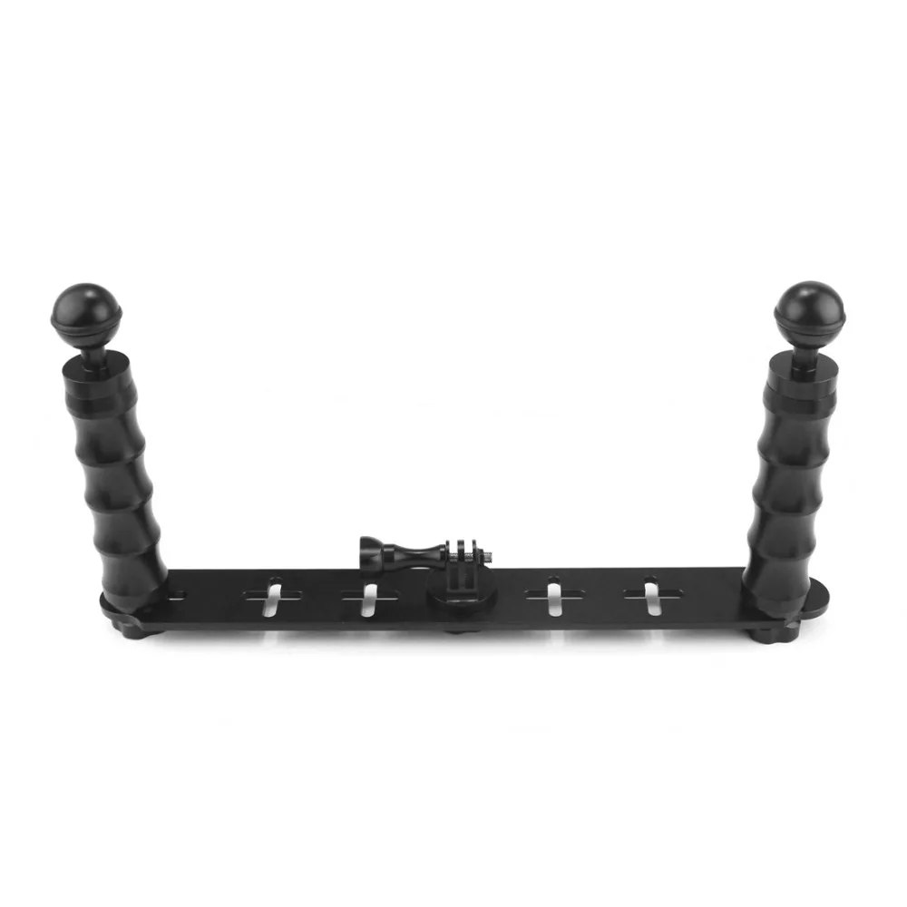 BGNing двойной ручной держатель для подводного плавания свет рычаг стабилизатор GoPro