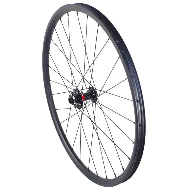 29ER AM MTB карбоновые колеса 27 мм 35 мм Ширина бескамерные MTB карбоновые колеса через ось концентратор UD Карбон 3 к Карбон