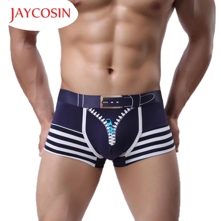 JAYCOSIN новые модные сексуальные мужские полосатые нижнее белье на искусственной