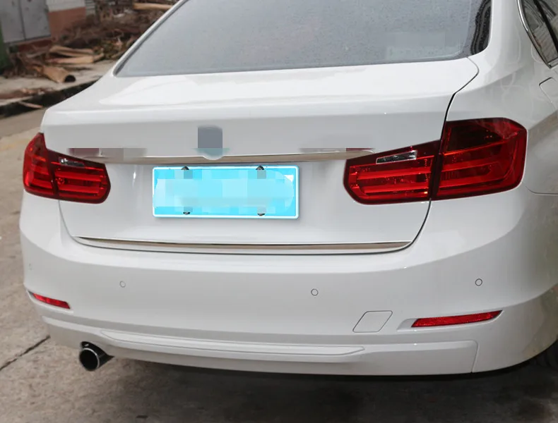 Для BMW 3 серии 316i 318i 320i 330i F30 защитная накладка на багажник задний бампер Защитная