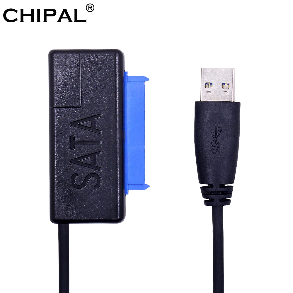 CHIPAL 5 Гбит/с USB 3 0 до 7 + 15 22Pin SATA конвертер двойной светодиодный индикатор для 2 дюйма