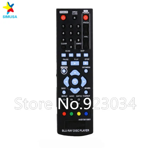 Пульт дистанционного управления AKB73615801 для LG Blu-Ray DVD проигрыватель музыкальных
