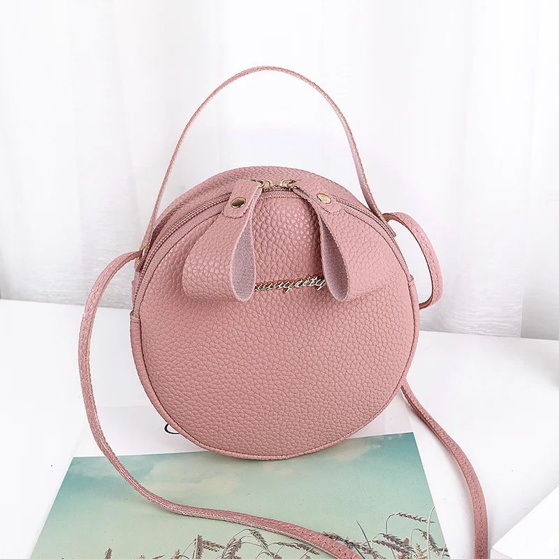 Новинка 2019 модная круглая многослойная стильная сумочка из искусственной кожи