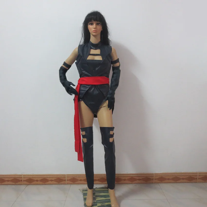Костюм для косплея Apocalypse Psylocke женщин сексуальный взрослый костюм психоделия