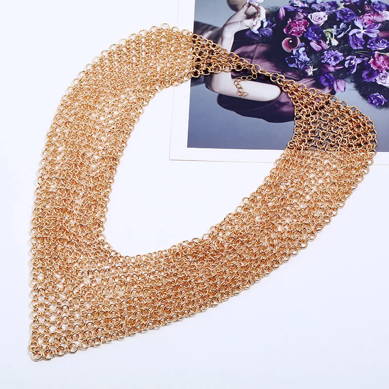 

Maxi Necklace For Women Statement Big Large Vintage Ethnic Bohemia Necklace Female Punk Style Necklaces Office Jewelry
