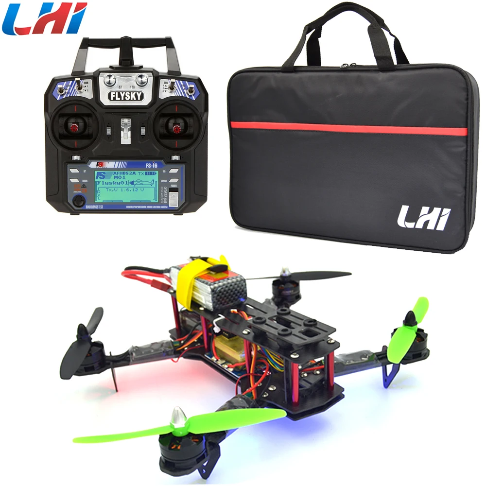 RC самолет RTF Углеродного Волокна FPV Quadcopter для QAV250 Frame2204 Двигателя Flysky FS I6