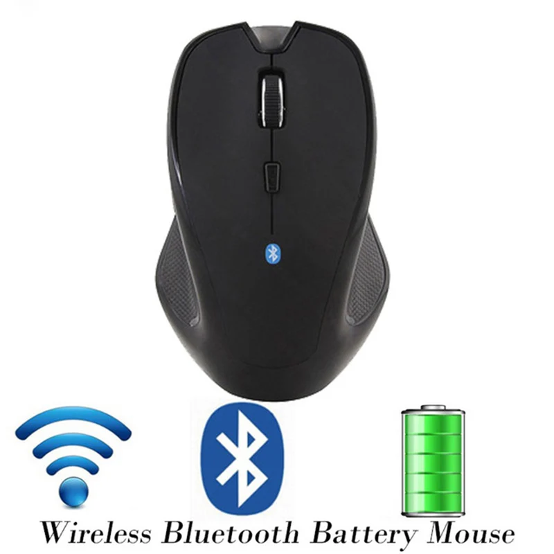 Для ноутбука планшетный ПК Беспроводной Bluetooth Мышь эргономичный 800/1200/1600 Точек на дюйм BT 3,0 игровой Мышь ручной оптическая мышь Мыши