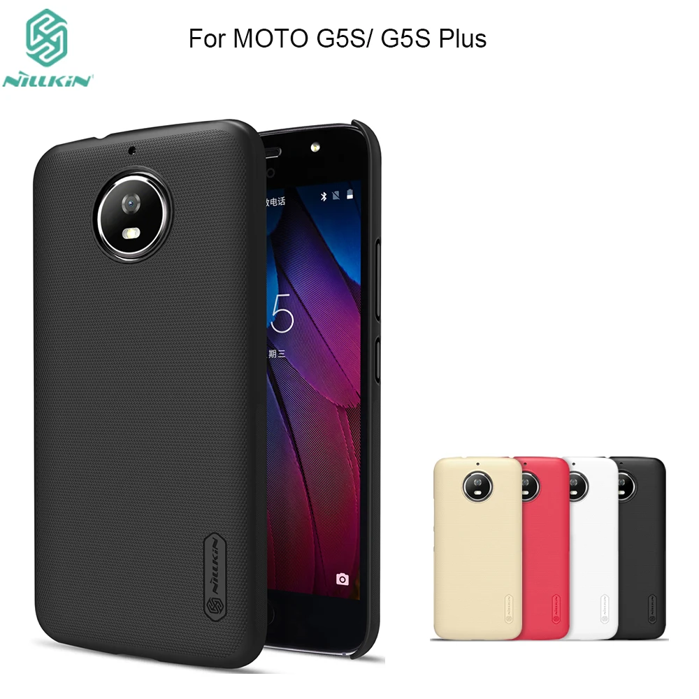 Чехол Nillkin для Motorola Moto G5 G5S суперматовый чехол из поликарбоната жесткая