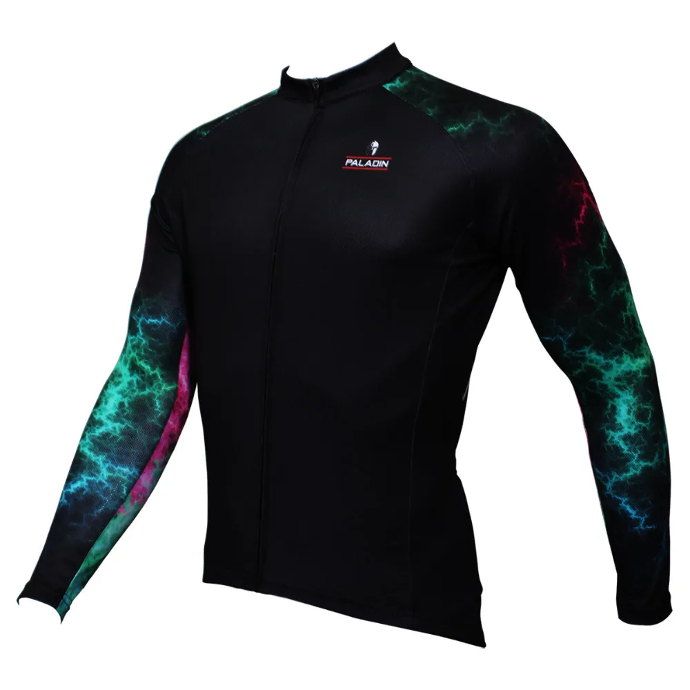 Новая зеленая Мужская футболка с рисунком Авроры для велоспорта рубашки