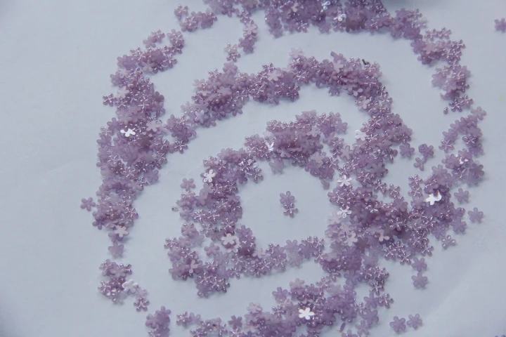 4 мм розового и фиолетового цветов Бежевый Зеленый цветок с плоской задней