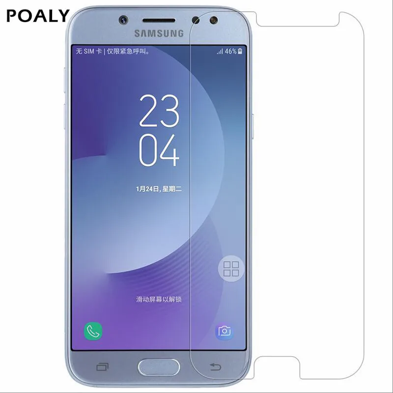 2 шт закаленное стекло для samsung Galaxy J7, Защита экрана для samsung J7, J730F/DS, пленка для samsung J7 Pro, стекло J730
