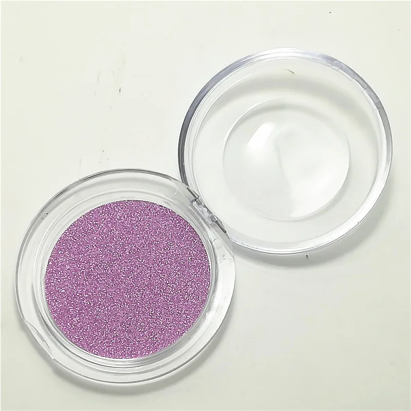 Purple 10 компл./лот круглая упаковочная коробка для ресниц пустые ресницы пластиковый пакет все прозрачные крышки лоток ресницы DIY мягкая упаковка коробка - Цвет: Purple