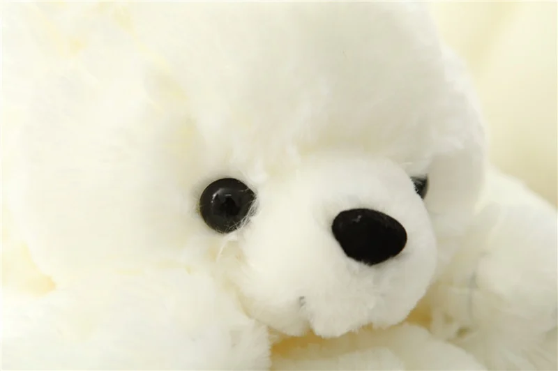 1 шт., 40 см, Kawaii, плюшевый полярный медведь, мягкие детские игрушки для девочек на день рождения, рождественский подарок, пелюши, животные, плюш, Белоснежка, медведь