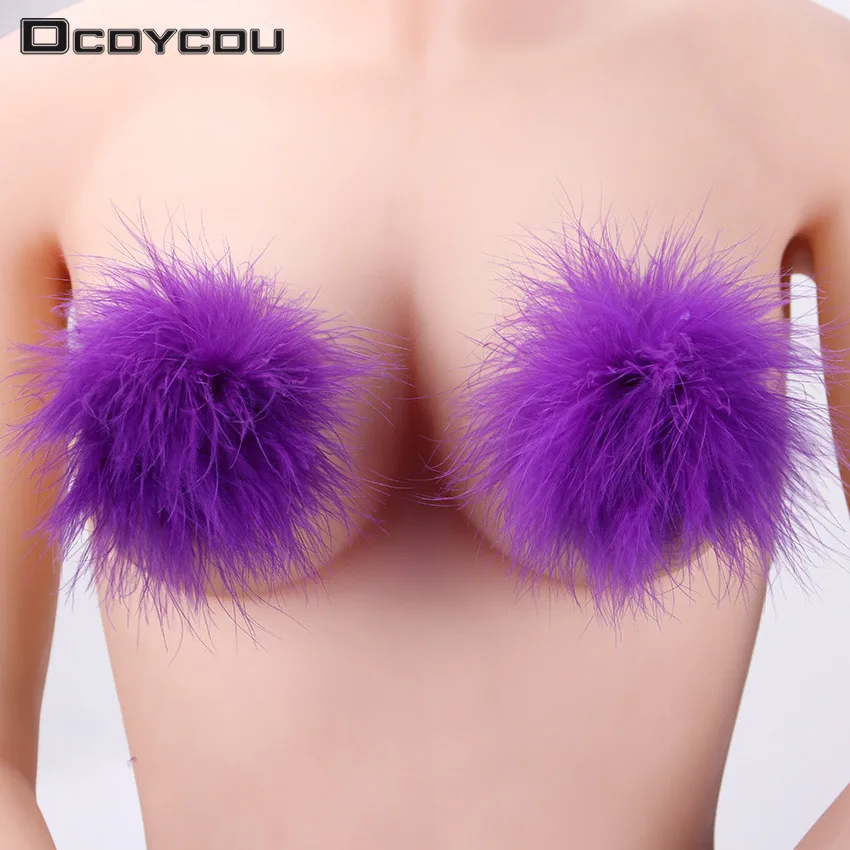 1 пара женское нижнее белье с перьями|intimates accessories|nipple cover pastiesnipple pasties |