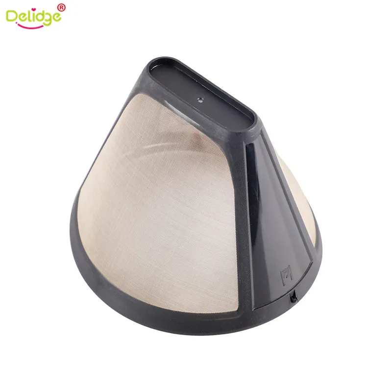 1 шт. Многоразовые корзины для фильтров кофе нержавеющая сталь постоянный конус
