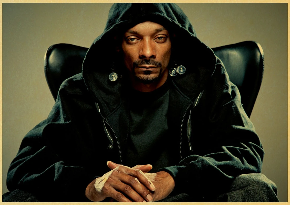 Декоративная картина Snoop Dogg/Настенный декор/плакат для бара/крафт-бумага/Ретро
