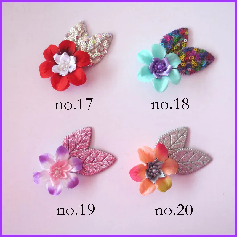 20 BLESSING Women Girl Fashion 2.5 Flower Clip Blossom Leaf Easter Spring Baby | Аксессуары для одежды