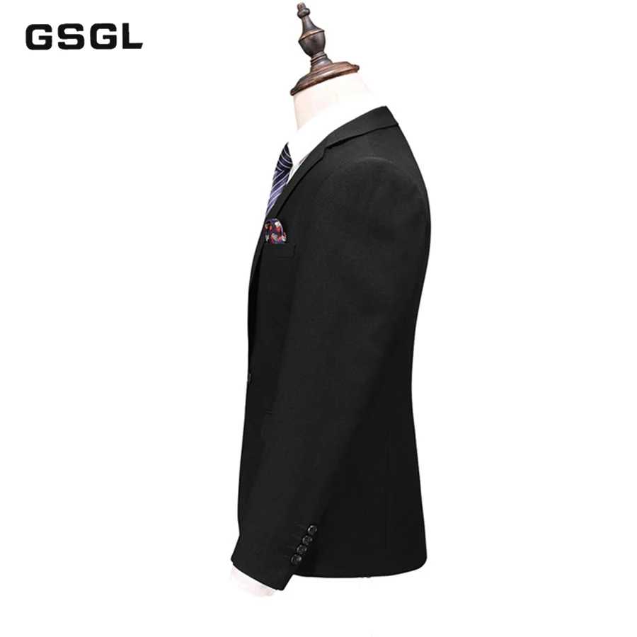 Blazers Pants Vest Sets New Fashion Groom Wedding Dress Suits Men's Casual Business 3 Piece Suit Jacket Coat Trousers
