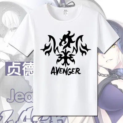 Pattern 22 Fate/Grand Order Joan of Arc, хлопковые футболки для женщин, Студенческая футболка Jeanne d'Arc, летняя одежда с круглым вырезом и коротким рукавом, футболки - Цвет: Pattern 22