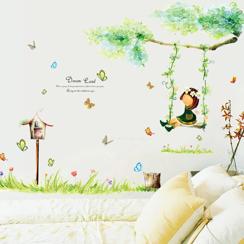 Самоклеящаяся виниловая наклейка 60*90 см для дома малышей детей девочек спальни