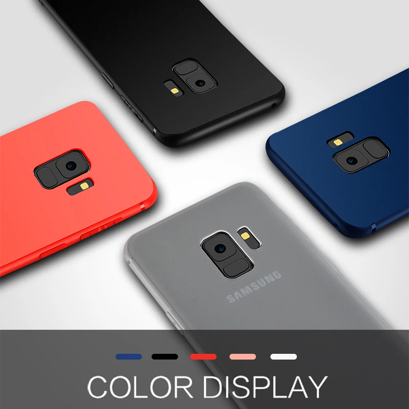 Prouphcs матовый мягкий чехол TPU для Samsung Galaxy S9 плюс силиконовый S8 S7 s7 Edge телефона|silicon