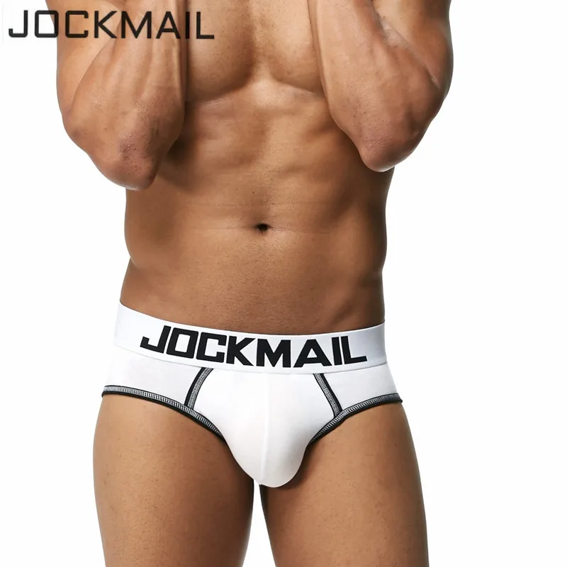 Трусы брифы JOCKMAIL мужские из модала пикантное нижнее белье с мешочком для пениса