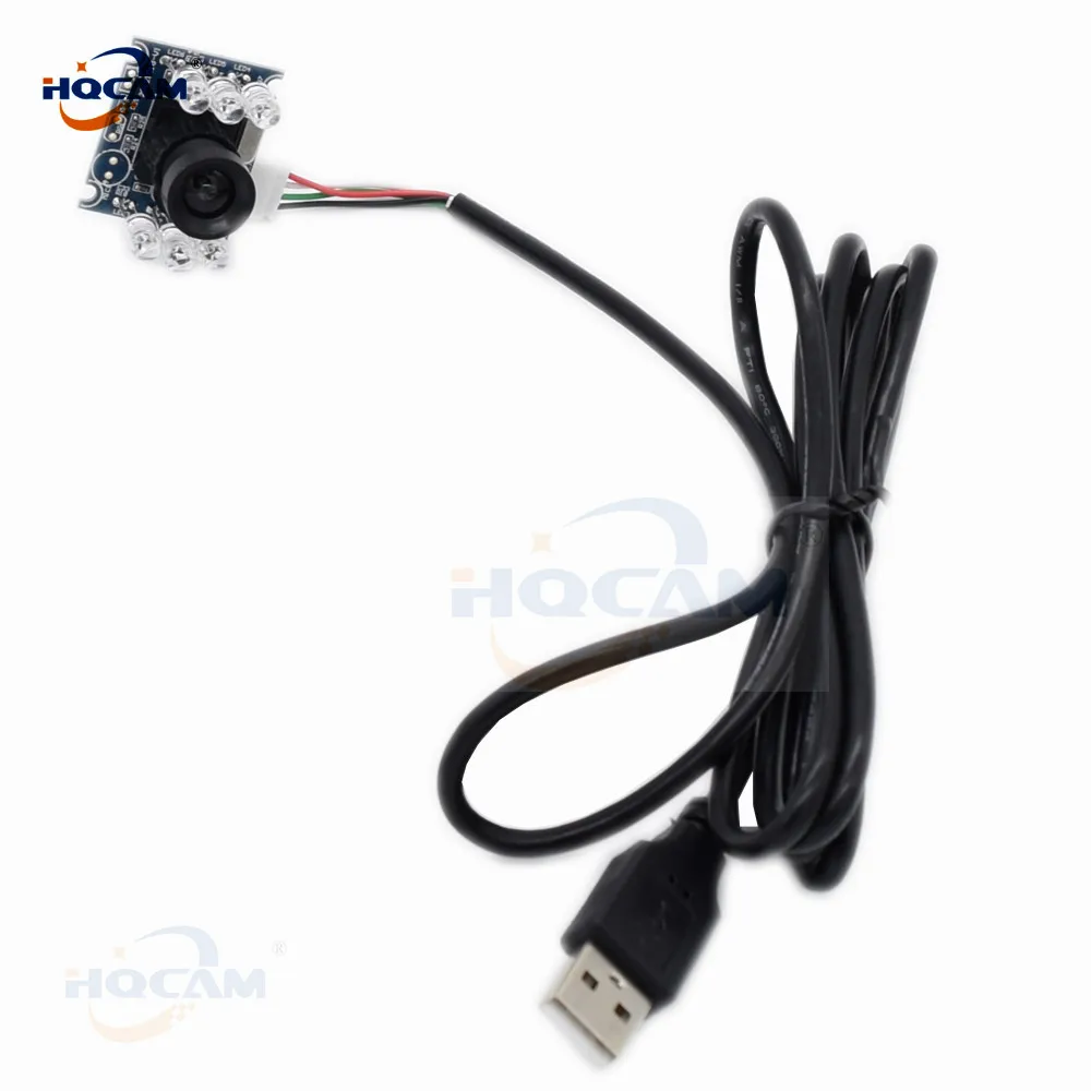 HQCAM 720P CCTV камера видеонаблюдения qr-код USB модуль камера мини инфракрасное ночное видение USB веб-камера hd IR 6 шт. 940nm светодиодная плата