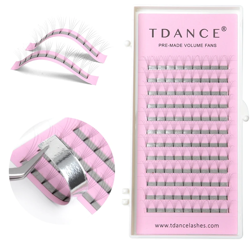 TDANCE 3d/4d/5d/6d ресницы для наращивания ресниц русского объема 16 мм и 17 Искусственные