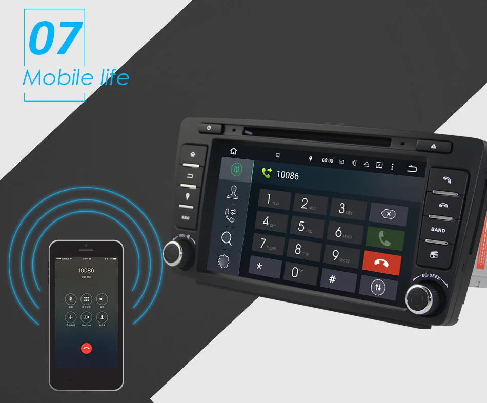 Eunavi Восьмиядерный 2 din 8 ''Android 9,0 4G ram автомобильный dvd-плеер для Skoda Octavia A7 gps навигация радио мультимедиа DAB