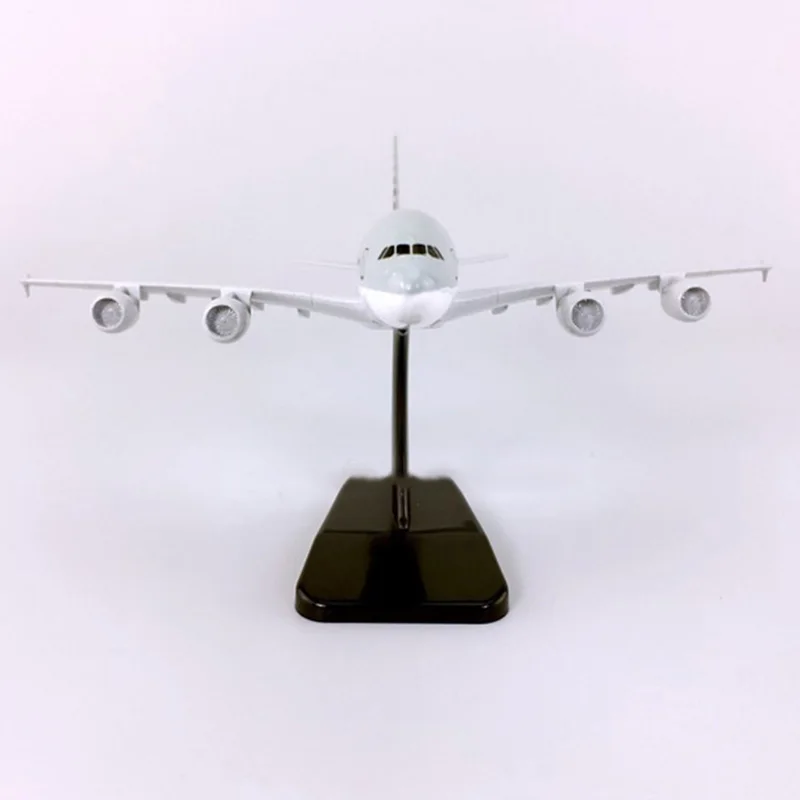 18 см 1:400 Airbus A380 QATAR Airplane самолет Сплав статическая модель Solide с базовым дисплеем