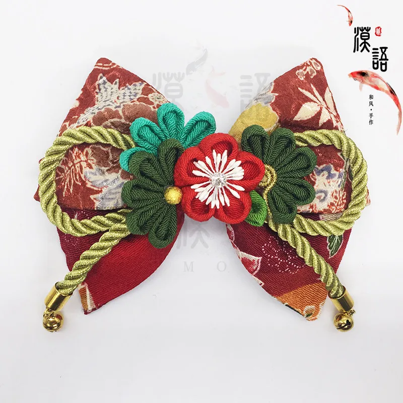 2018 украшения ручной работы японская заколка Классическая повязка на голову с