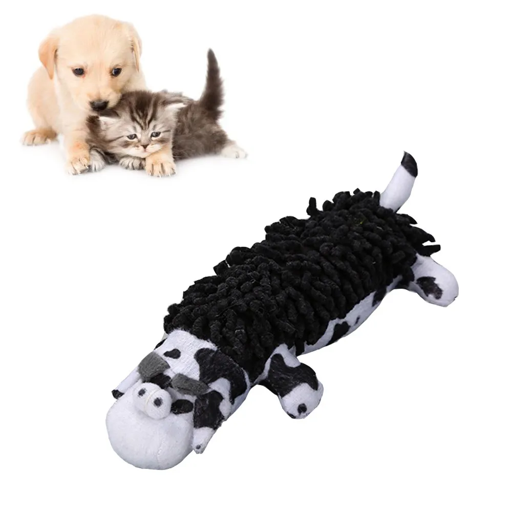 Puppy Chew Squeaker Toy Pet Dog Squeaky Plush Sound Animal Shape Toys 10.23 | Дом и сад