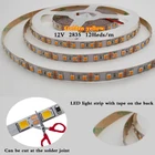 Гибкая светодиодная лента 5 м DC 12V2835 SMD 120 светодиодовм, без водонепроницаемости, белыйтеплый белыйнатуральный белыйсинийхолодный синийЗолотой Желтый