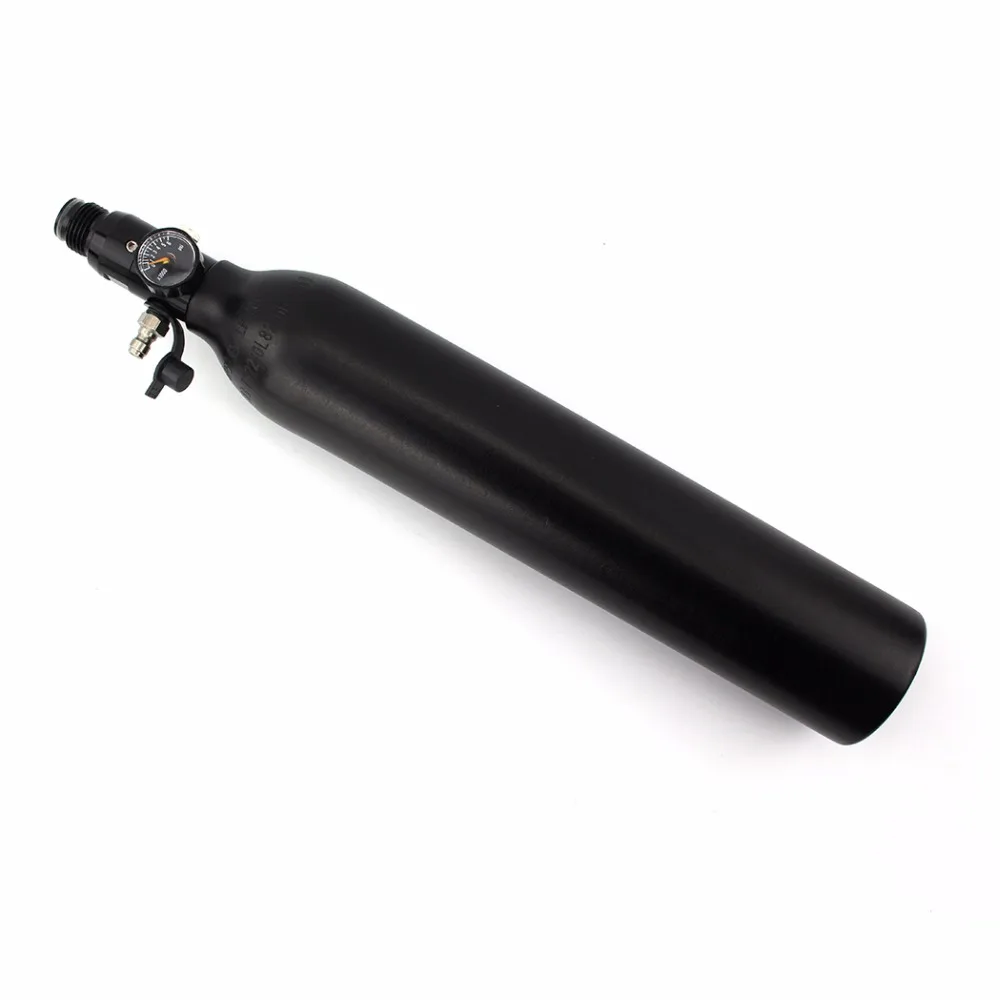 PCP Пейнтбол страйкбол воздушного насоса 0.45L M18x1.5 цилиндр ГПа с регулятором 450CC 300bar