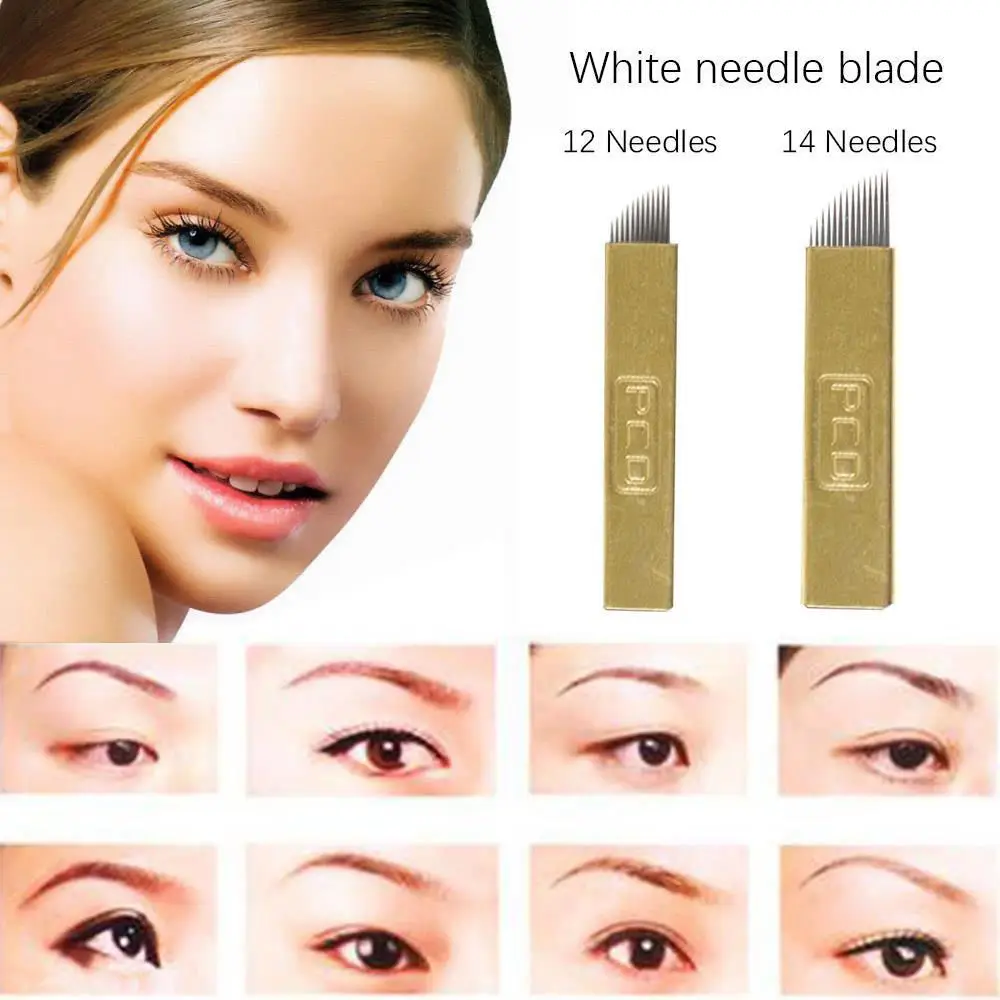 5 шт. иглы для татуажа бровей 12 контактов|microblading needles|blade microbladingpcd |