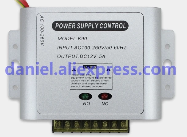 Источник питания с контролем доступа 12V5A импульсный источник мини для контроля