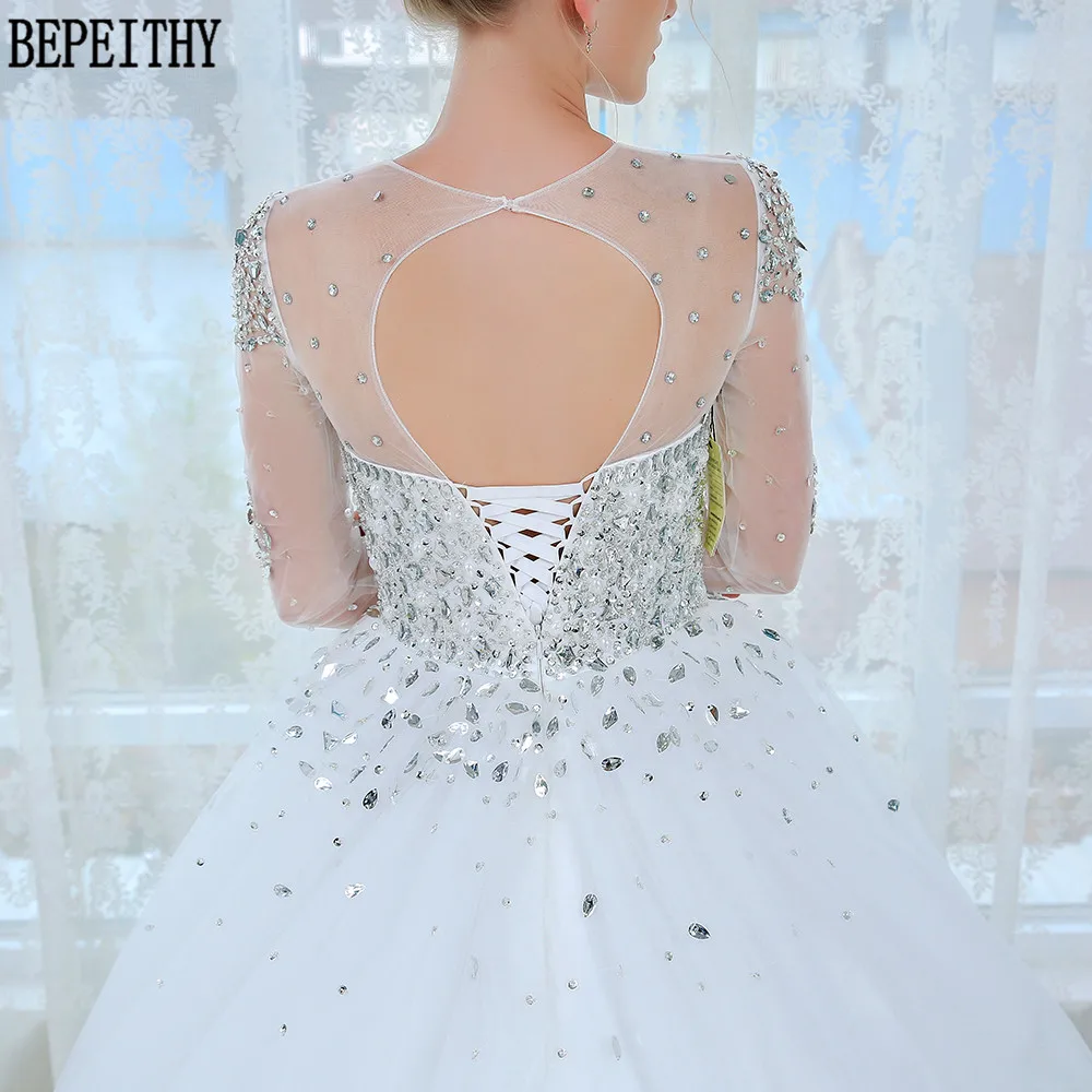 Бальное платье BEPEITHY Casamento с длинным рукавом свадебное 2019 горячая распродажа