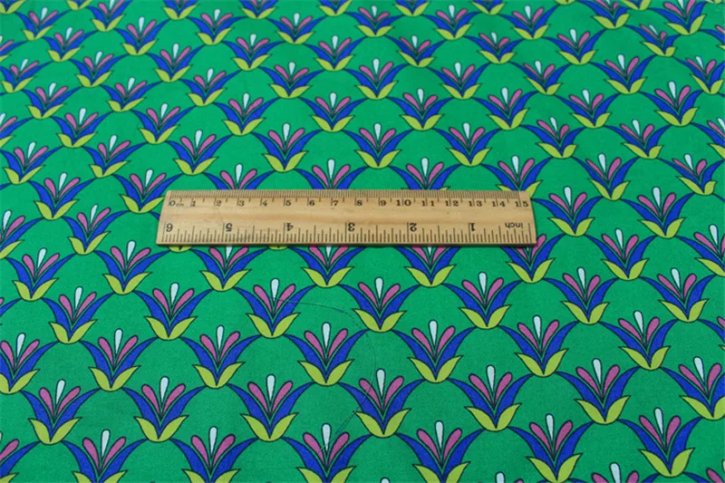 2 шт. 50x150 см зеленый Национальный Стиль Хлопок Ткань Детские/Детские постельное белье в стиле пэчворк ткань для квилтинга ткань tissu Diy материал