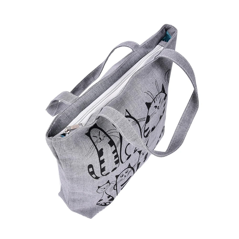 Сумка с принтом кота женские сумки для женщин сумка через плечо кошелек Bolsa