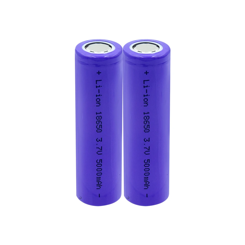 2 Pieces 1/2/4/6/8/10 шт. 5000 мАч 18650 аккумуляторная батарея 3,7 v литий-ионный аккумулятор для светодиодный фонарик Мощность банка детские игрушки - Цвет: 2 Pieces