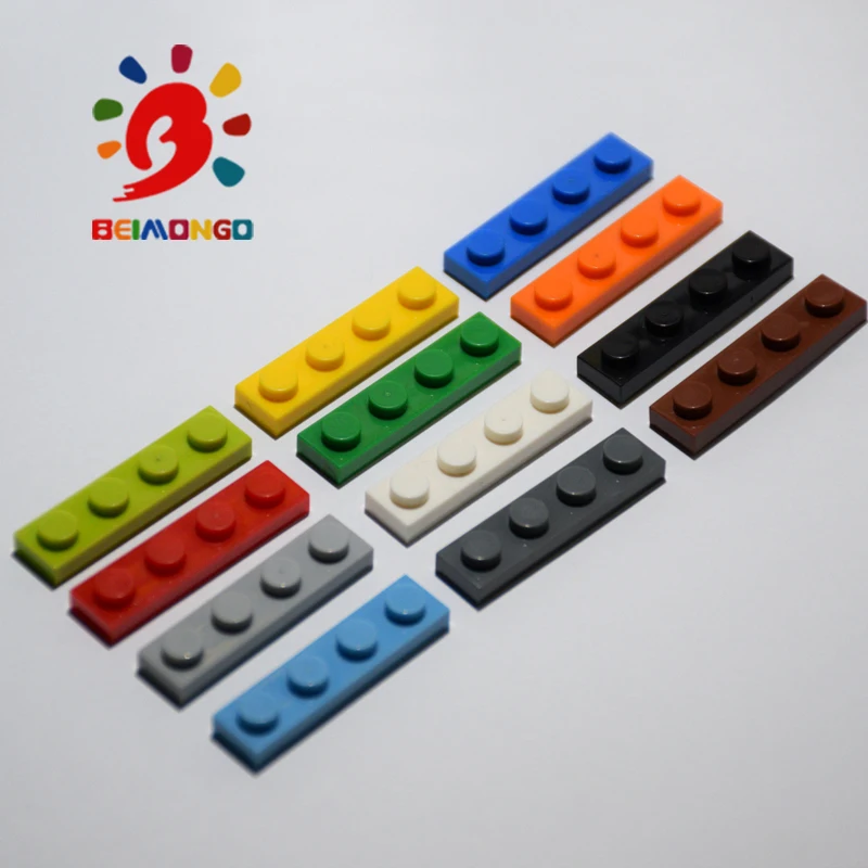 Бесплатная доставка! Пластина конструктора BEIMONGO 1x4 150 шт. Развивающие и