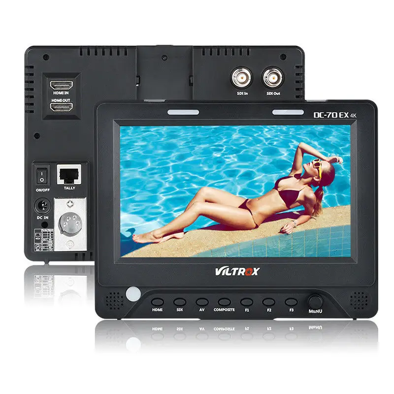 Viltrox DC 70EX Pro 7 &quot4K HDMI SDI AV TALLY вход видео HD ЖК камера монитор поле дисплея для Canon Nikon