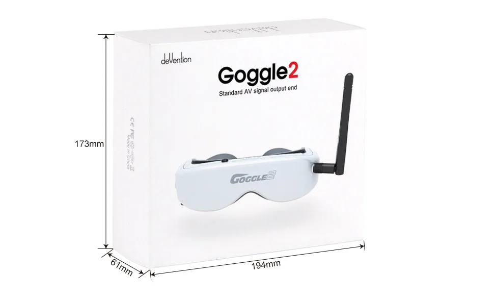 Walkera Goggle 2 FPV 5.8G video eyewear glasses for H500 head tracking Drone QR X350PRO TALI Scout X4 drones Free shipping | Игрушки и