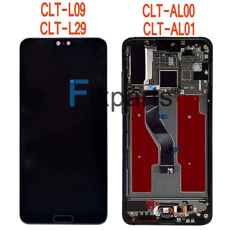 Оригинальное Сменное стекло для huawei P20 Pro, ЖК-дисплей+ сенсорная панель, дигитайзер P20 Pro, CLT-AL01, ЖК-дисплей P20 Plus